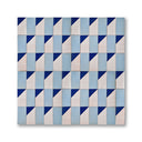 GIO PONTI MOSAIC CREAM + LONDON SKY + DEEP SEA