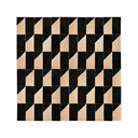 GIO PONTI MOSAIC FEZ TERRA COTTA + TITANIUM