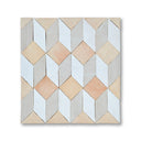 ILLUSION MOSAIC BLANC + CREAM + FEZ TERRA COTTA