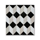ILLUSION MOSAIC BLANC + CREAM + TITANUIM
