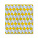 ILLUSION MOSAIC BLANC + CREAM + SUNFLOWER