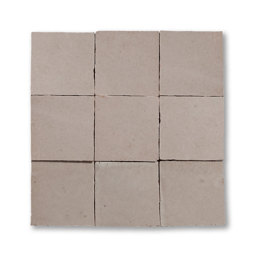 zellige tile 2x2 khaki