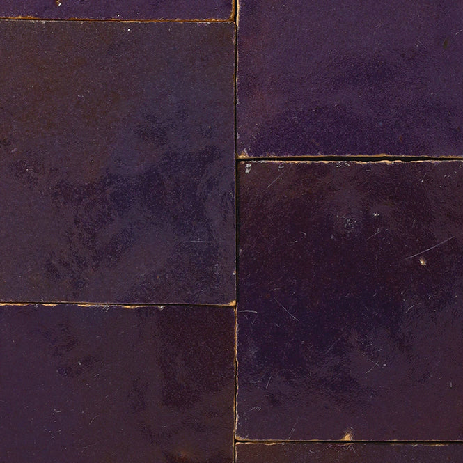 zellige tile 2x2 purple rain