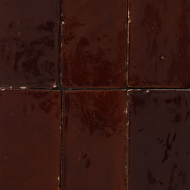 zellige tile 2x6 caramel