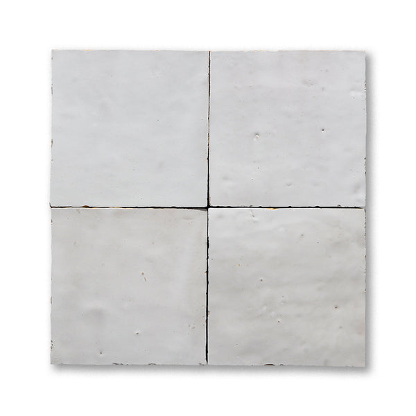 zellige tile 4x4 blanc