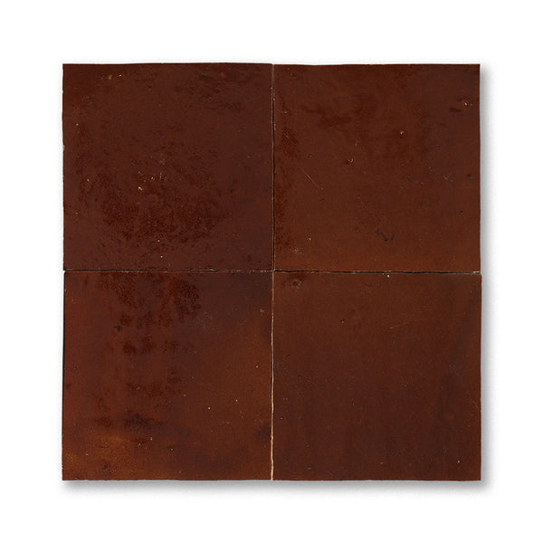 zellige tile 4x4 caramel
