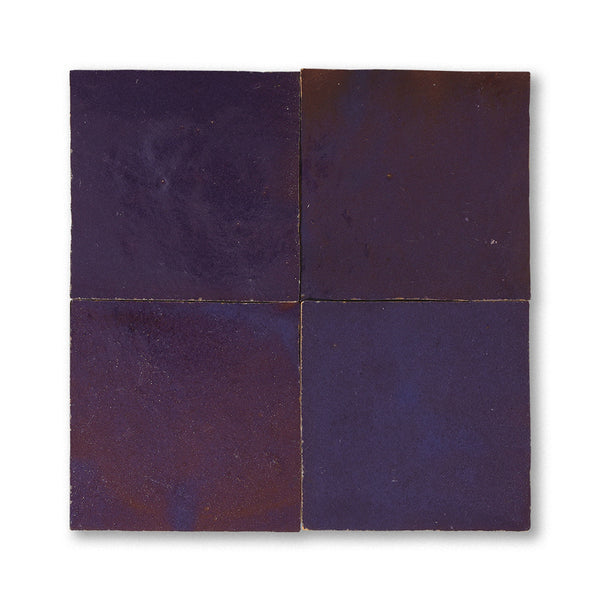 zellige tile 4x4 purple rain